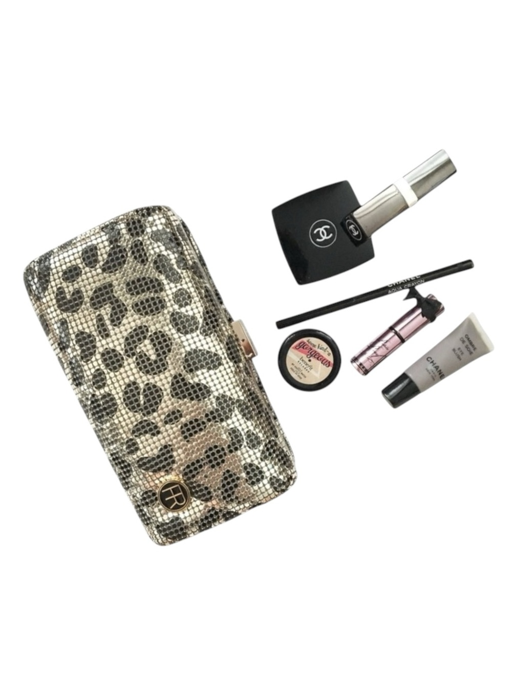 Rare: new Felix Rey ☻ Jungle Mesh Minaudière Box Clutch Handbag Bag ☻ Leopard - Picture 5 of 16